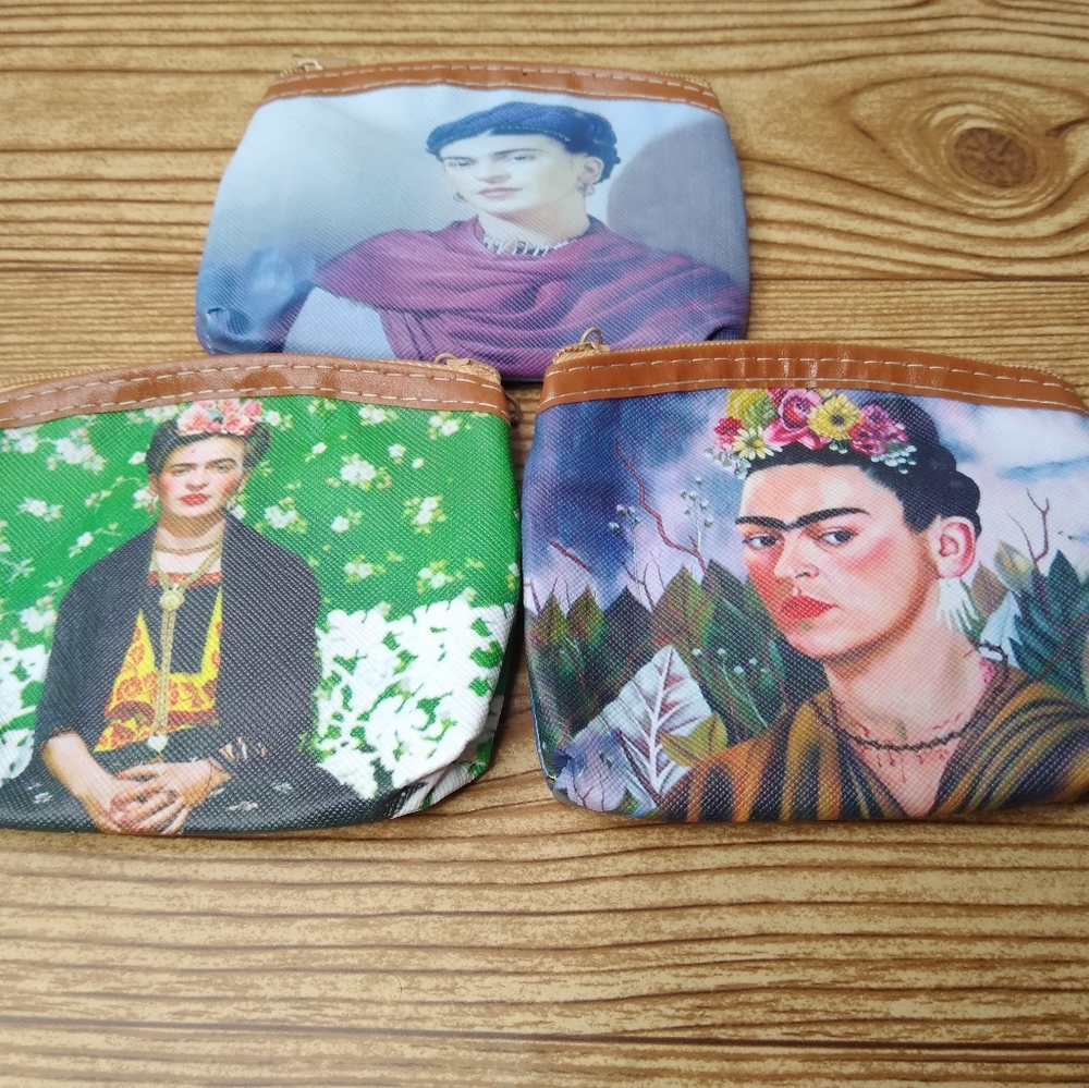 3 for $14 ❤️ Frida Kahlo Coin Bags